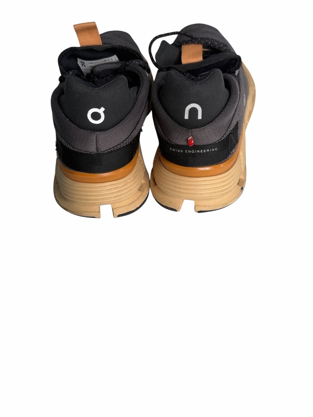 On Running Cloudnova Eclipse Savannah Sneakers Black Tan 26.98491 Womens 9.5 - Picture 4 of 8